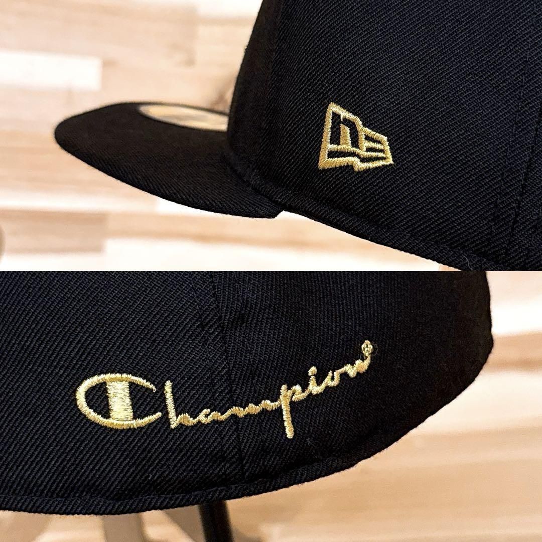 超激レア【ニューエラ×チャンピオン】限定コラボ ゴールド ロゴ