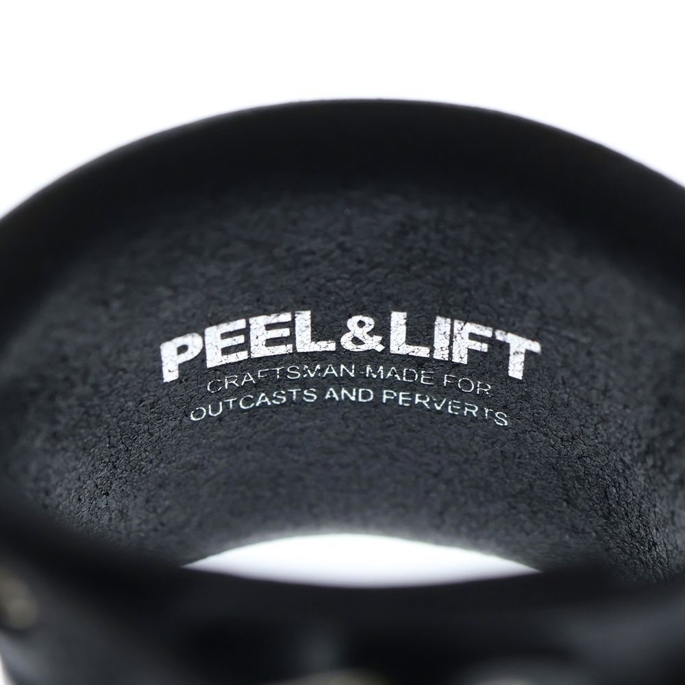  PEEL LIFT ピールアンドリフト LEATHER WRIST STRAP BRACELET レザーブレスレット ブラック ブレスレット アクセサリー