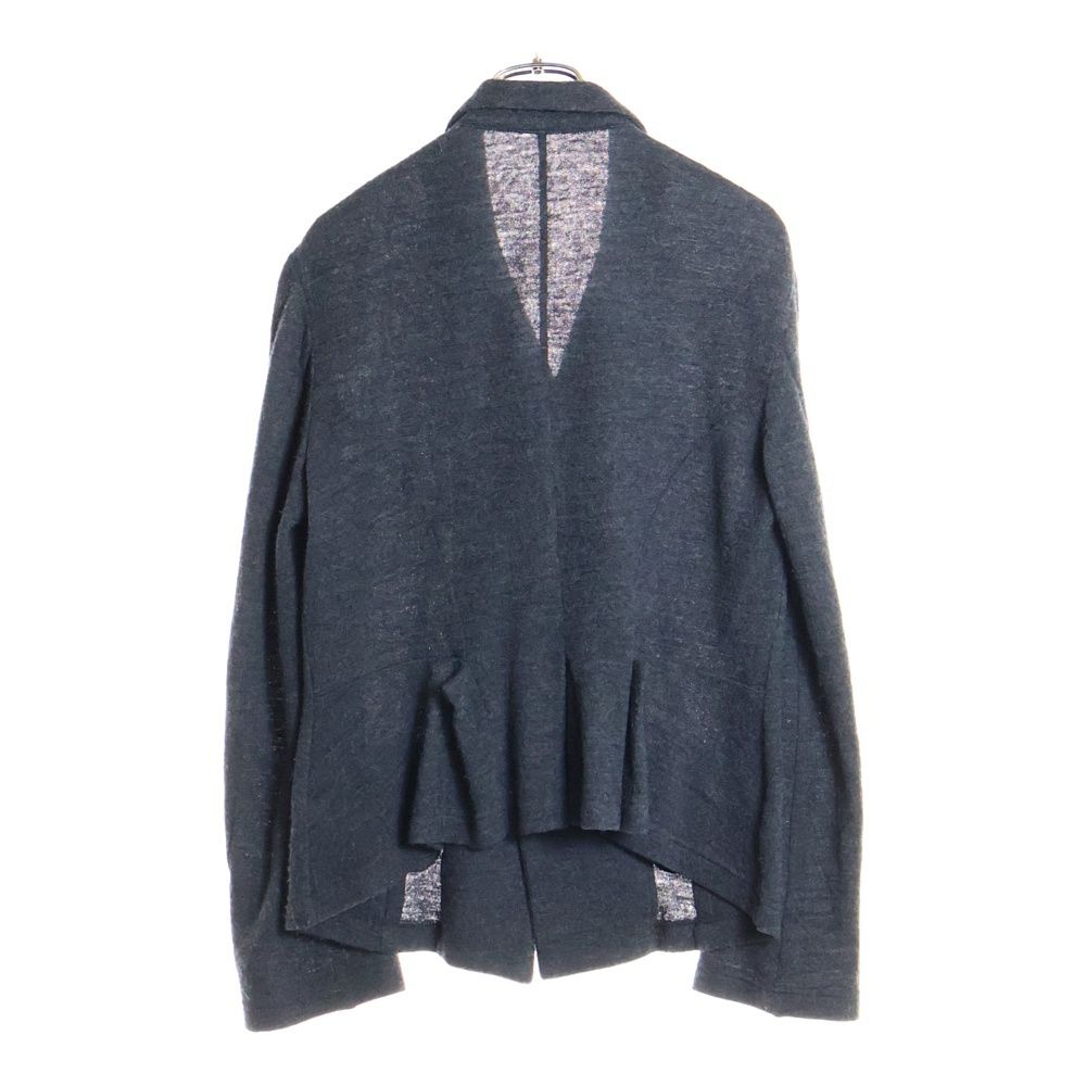 Yohji Yamamoto NOIR ヨウジヤマモトプリュスノアール 11 AW 4 B ダブルポケット レーヨン ニット ジャケット レディース グレー NP-J 11-113