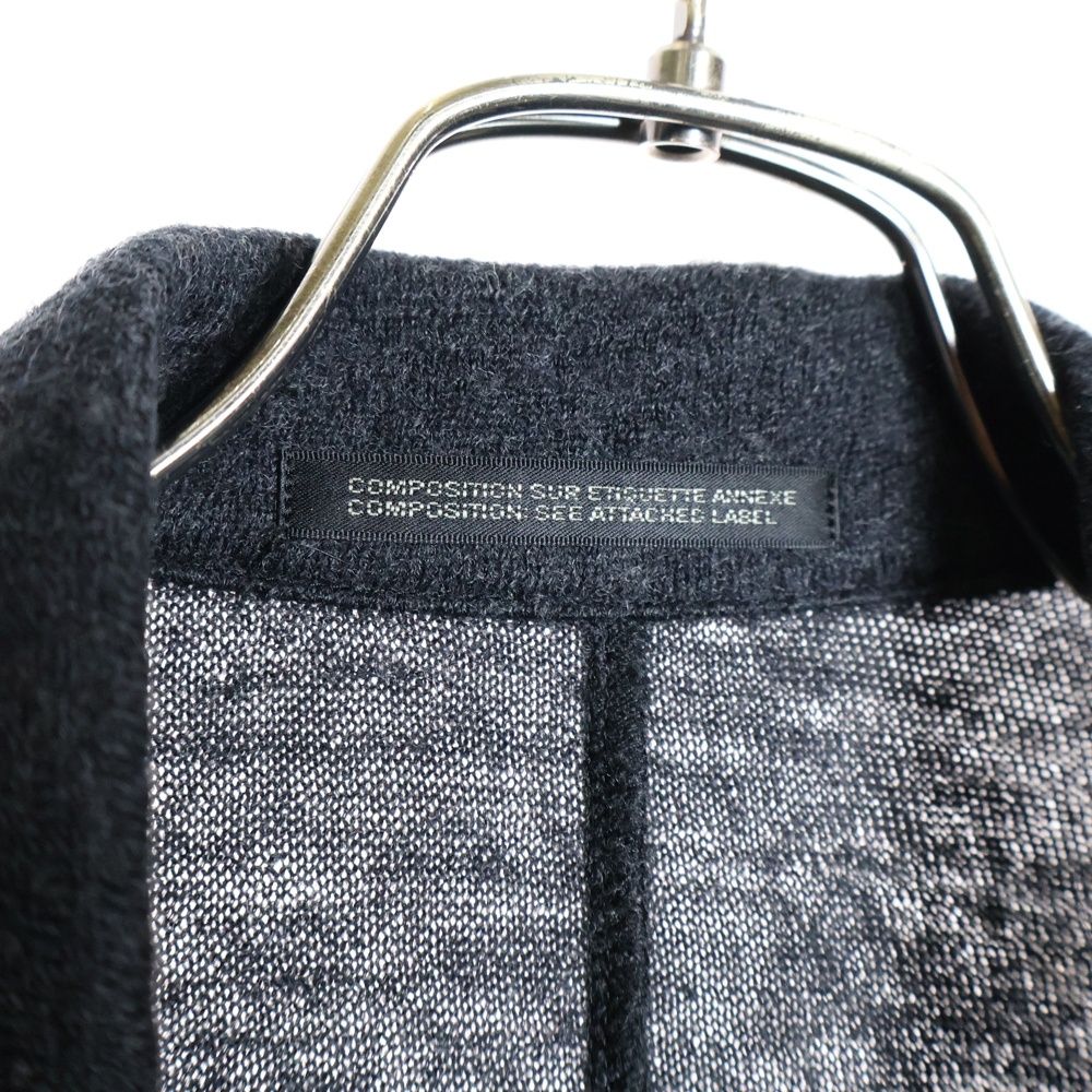  Yohji Yamamoto NOIR ヨウジヤマモトプリュスノアール 11 AW 4 B ダブルポケット レーヨン ニット ジャケット レディース グレー NP-J 11-113 長袖 シャツ ブラウス