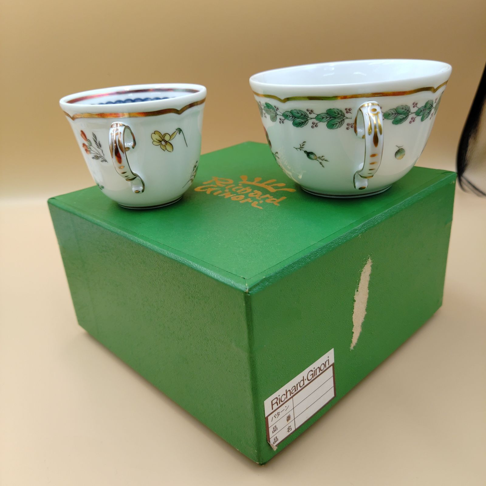 TAKA57-94】◇ 磁器 RICHARD GINORI リチャード ジノリ ｢デミタス