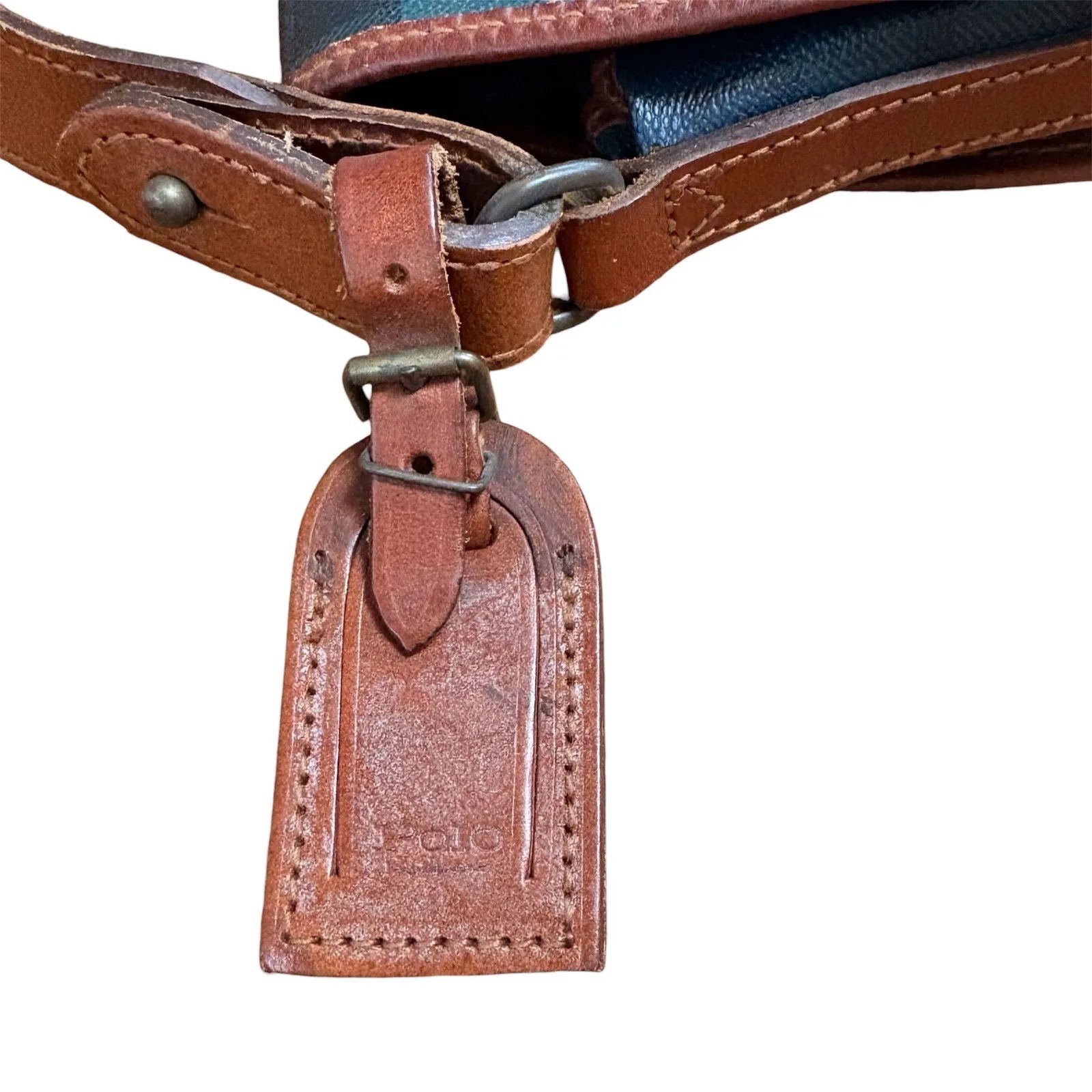 90sビンテージ　ポロラルフローレン　ドクターバック　緑チェック　PVC 大容量 90sビンテージ ポロラルフローレン ドクターバック 緑チェック PVC 大