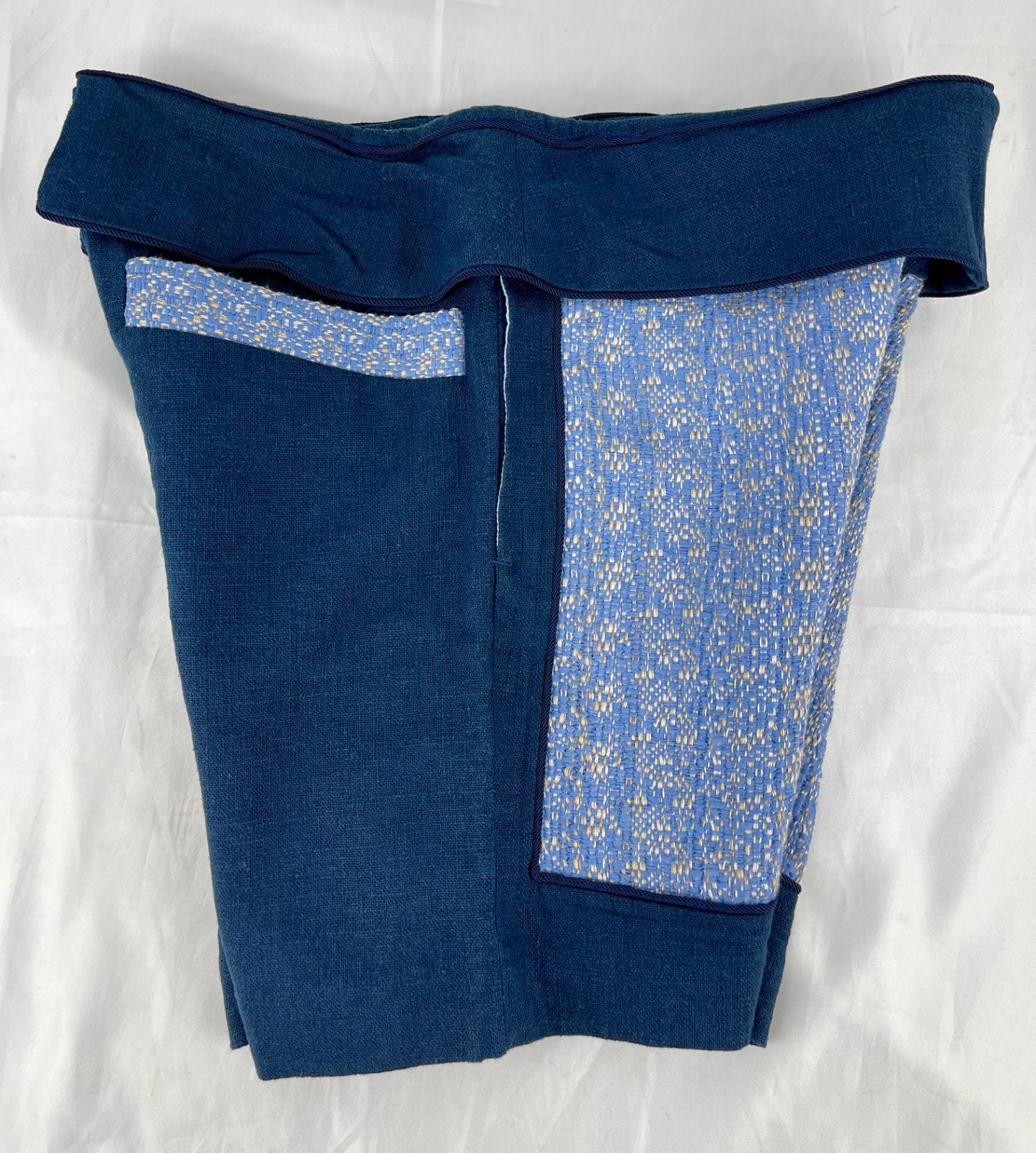  W L’histoire se répète リストワール ス レペット N°2 スカーフ柄ショートパンツ ブルー系 ショートパンツ ハーフパンツ パンツ