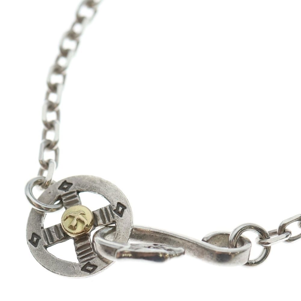 goro s ゴローズ メタル付きホイール太角チェーン ネックレスチェーン シルバー ゴールド