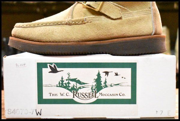 7E 箱付 良品】RUSSELL MOCCASIN ラッセルモカシン ノックアバウト