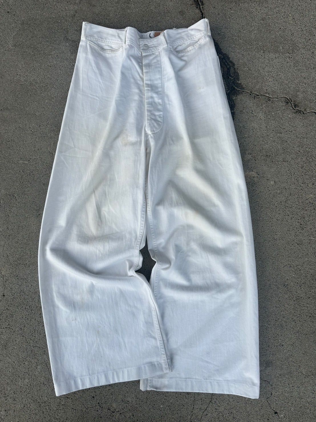 40 s 50 US.NAVY セーラーパンツ フ 巻きパンツ