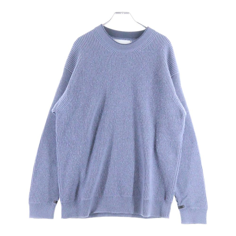 THE INOUE BROTHERS ザイノウエブラザーズ BABY SWEATER アルパカ リブニット セーター ブルー