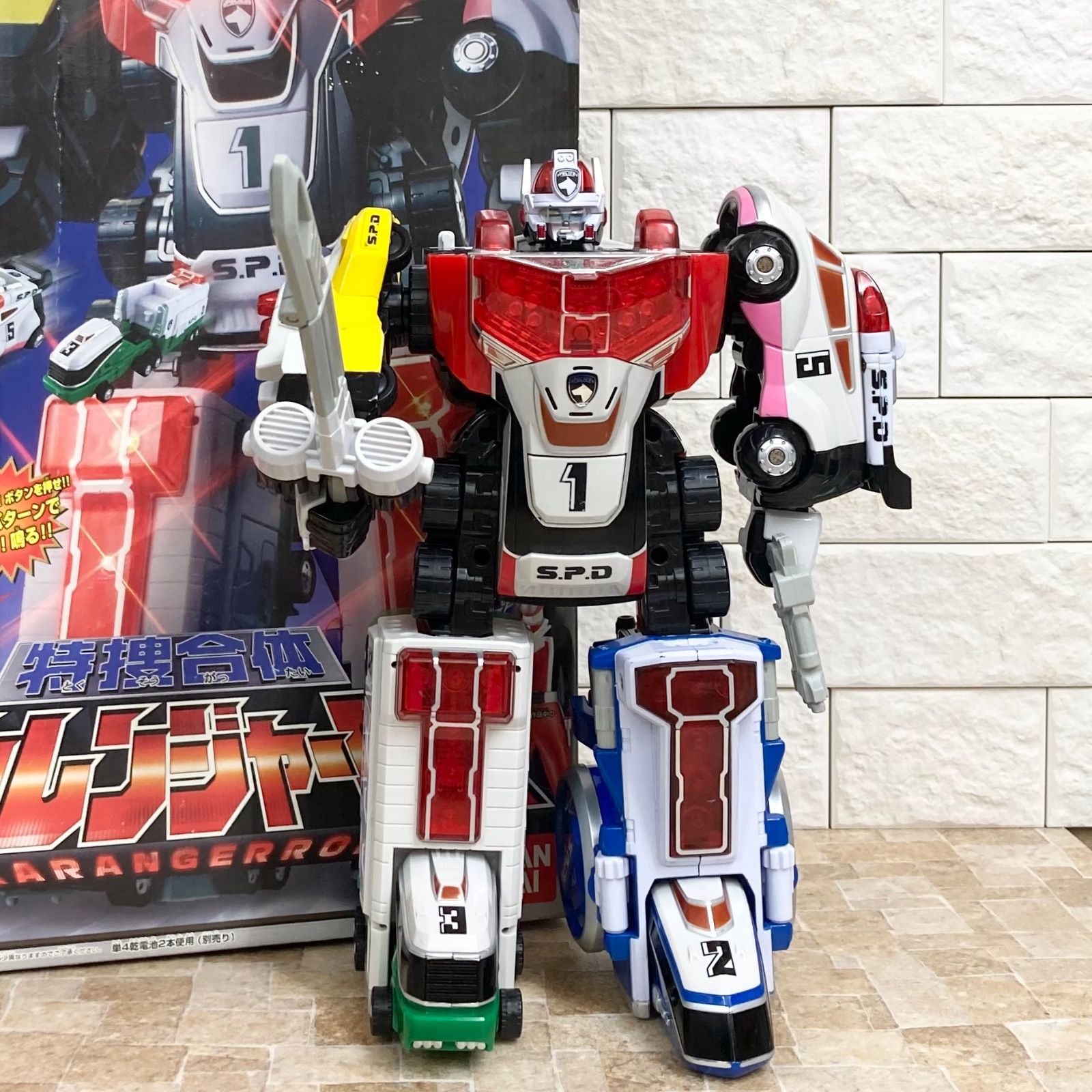 希少】特捜合体 DX デカレンジャーロボ 箱あり 特捜戦隊デカレンジャー