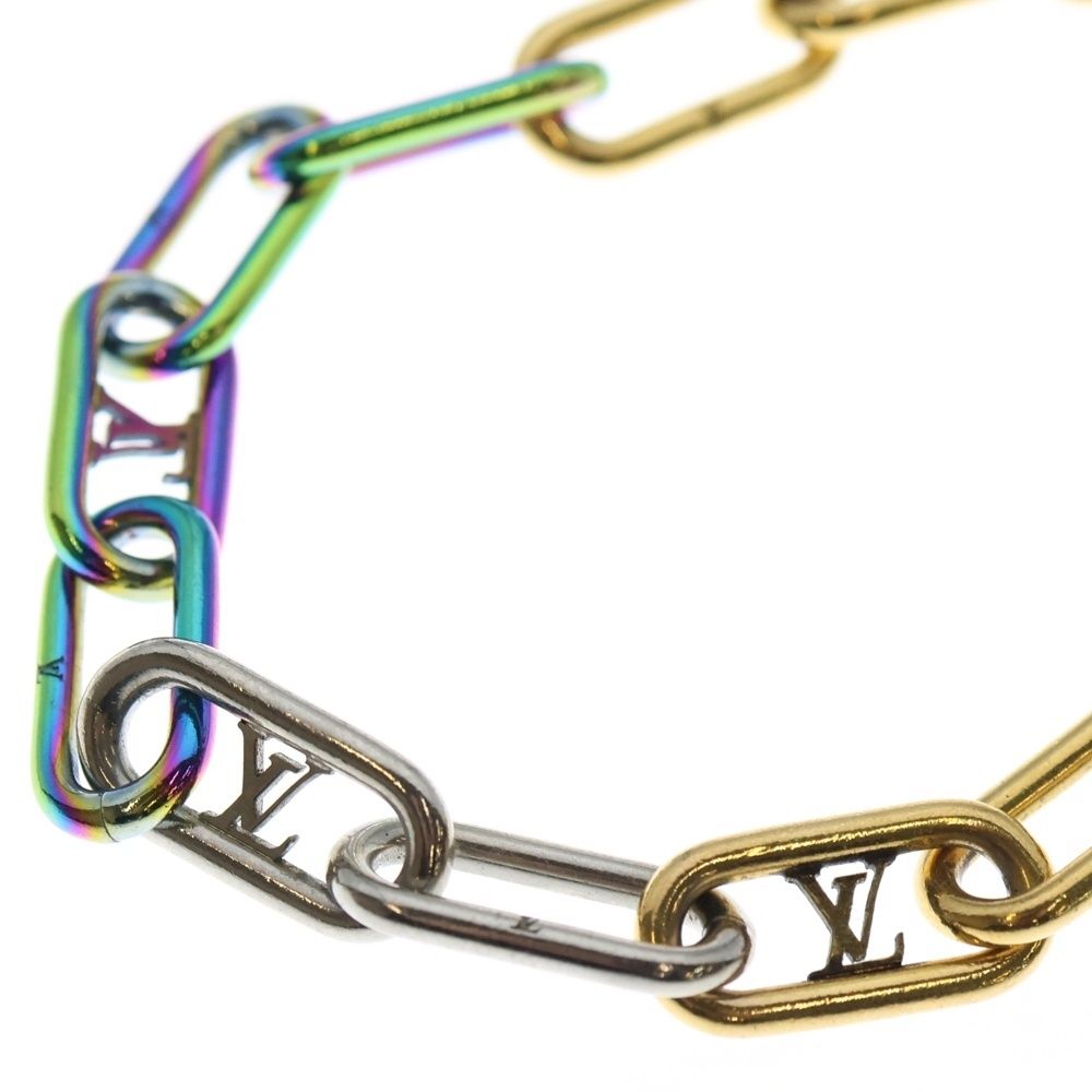 LOUIS VUITTON コリエ チェーン マルチ M80177 AK0290 LOUIS VUITTON (ルイヴィトン) コリエ シグネチャー チェーン