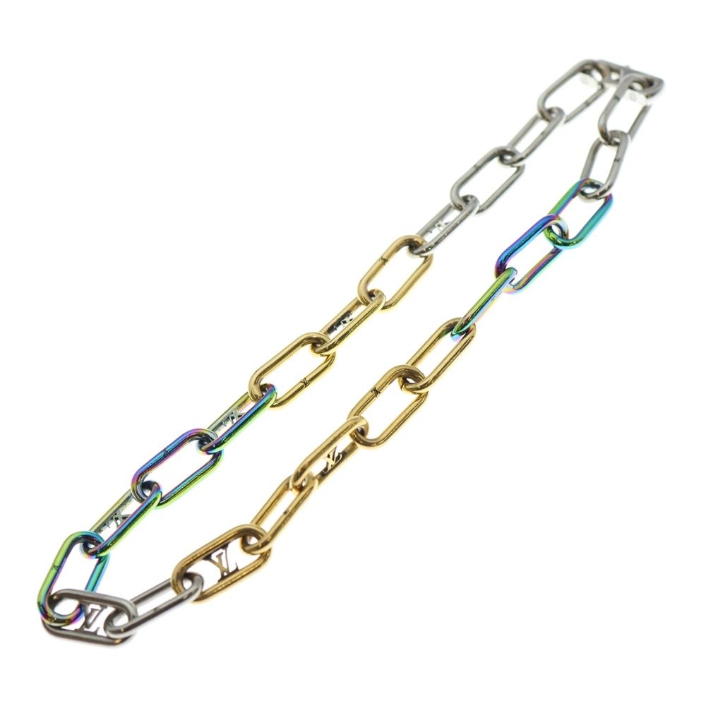 LOUIS VUITTON ルイヴィトン コリエ シグネチャー チェーン ネックレス マルチ M 80177 AK 0290