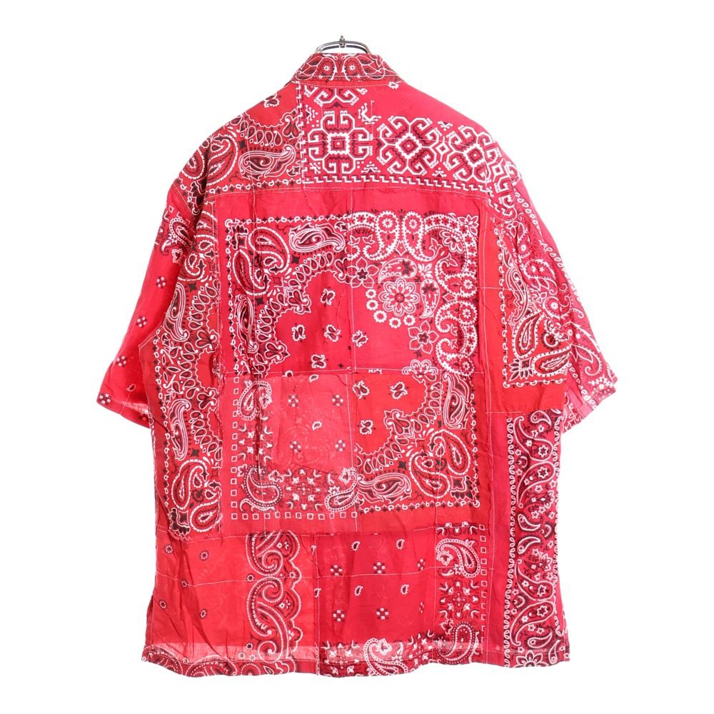 MIYAGIHIDETAKA (ミヤギヒデタカ) ペイズリー バンダナ柄 半袖シャツ