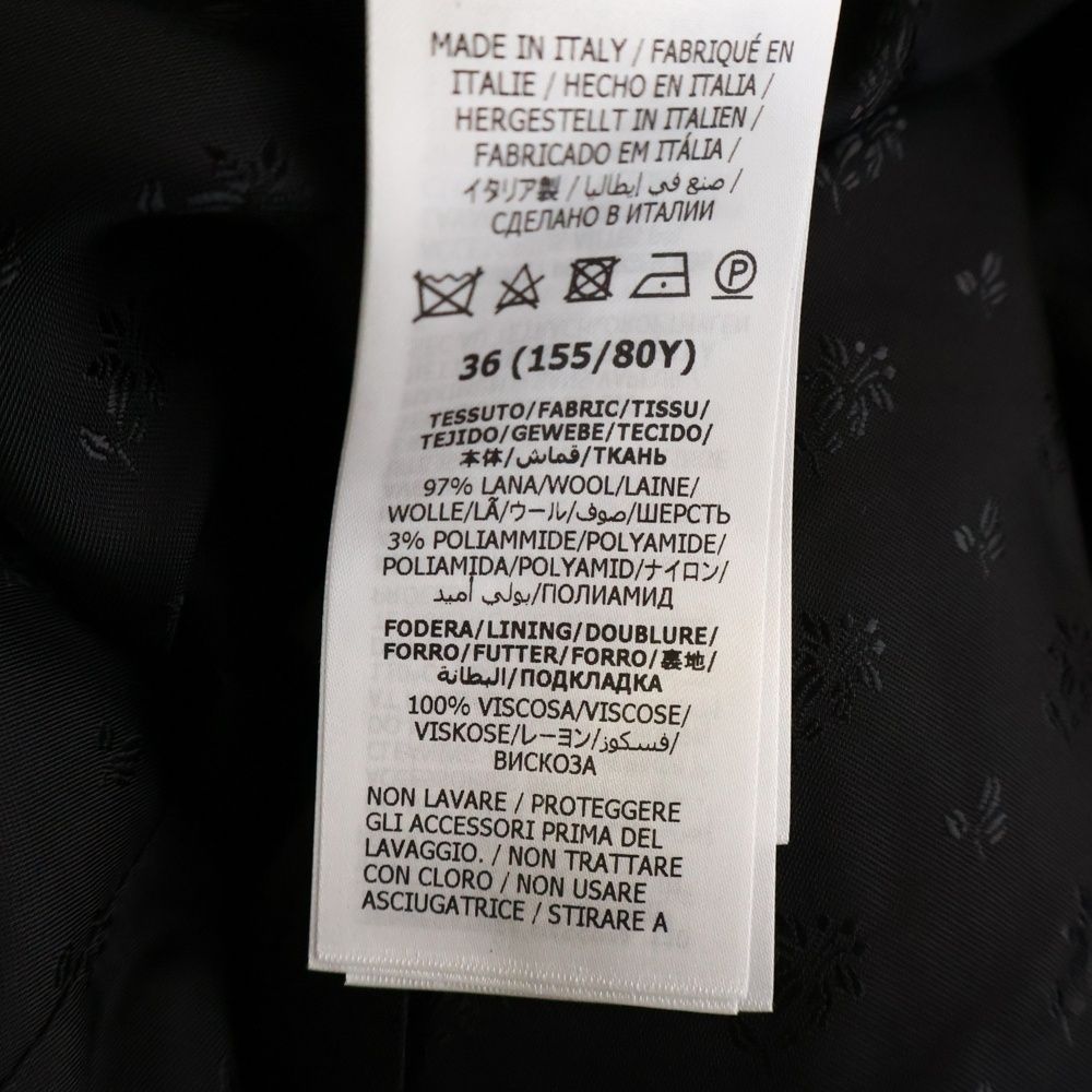  GUCCI グッチ Houndstooth Patterned Coat ウール ツイード コート ピンク ブラック 664249 ZAHMO レディース 長袖 シャツ ブラウス