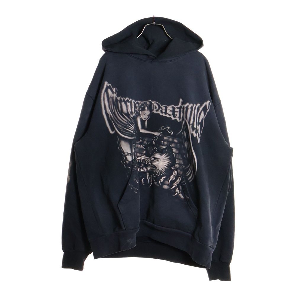 セール，100%新品 NO BRAND (ノーブランド) TRAVIS SCOTT Circus Maximus 2025 プリントスウェットパーカー ブラック パーカー