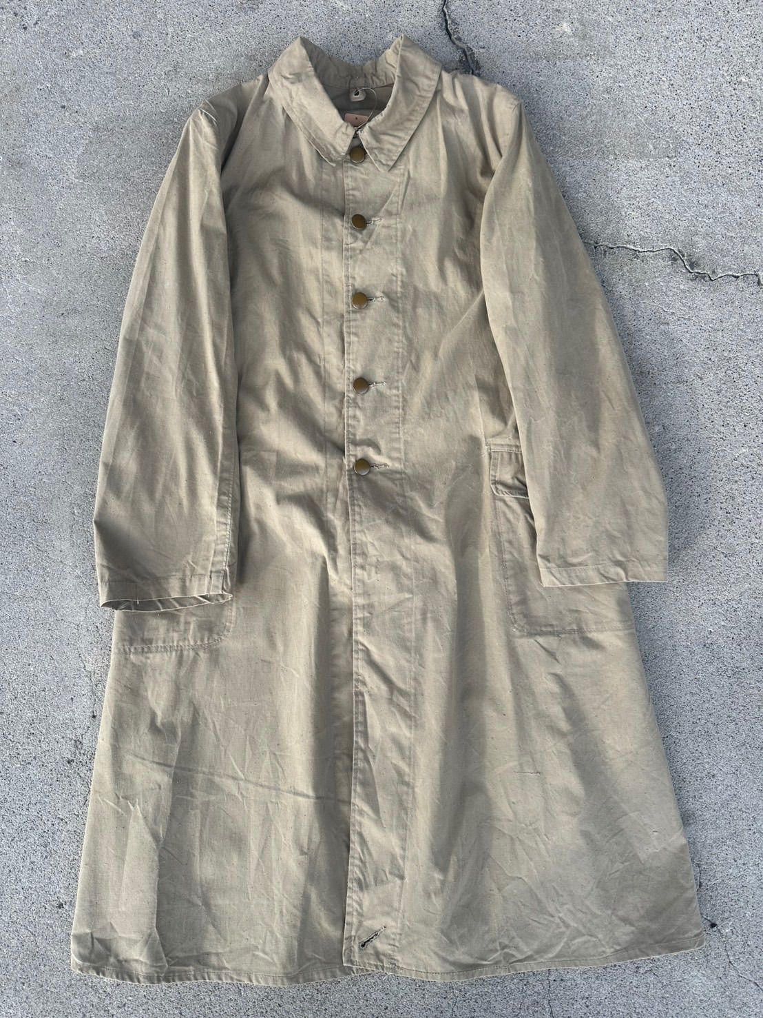 40 s JAPAN 日本軍 昭和19年 三式 外套 外衣 コート 綿