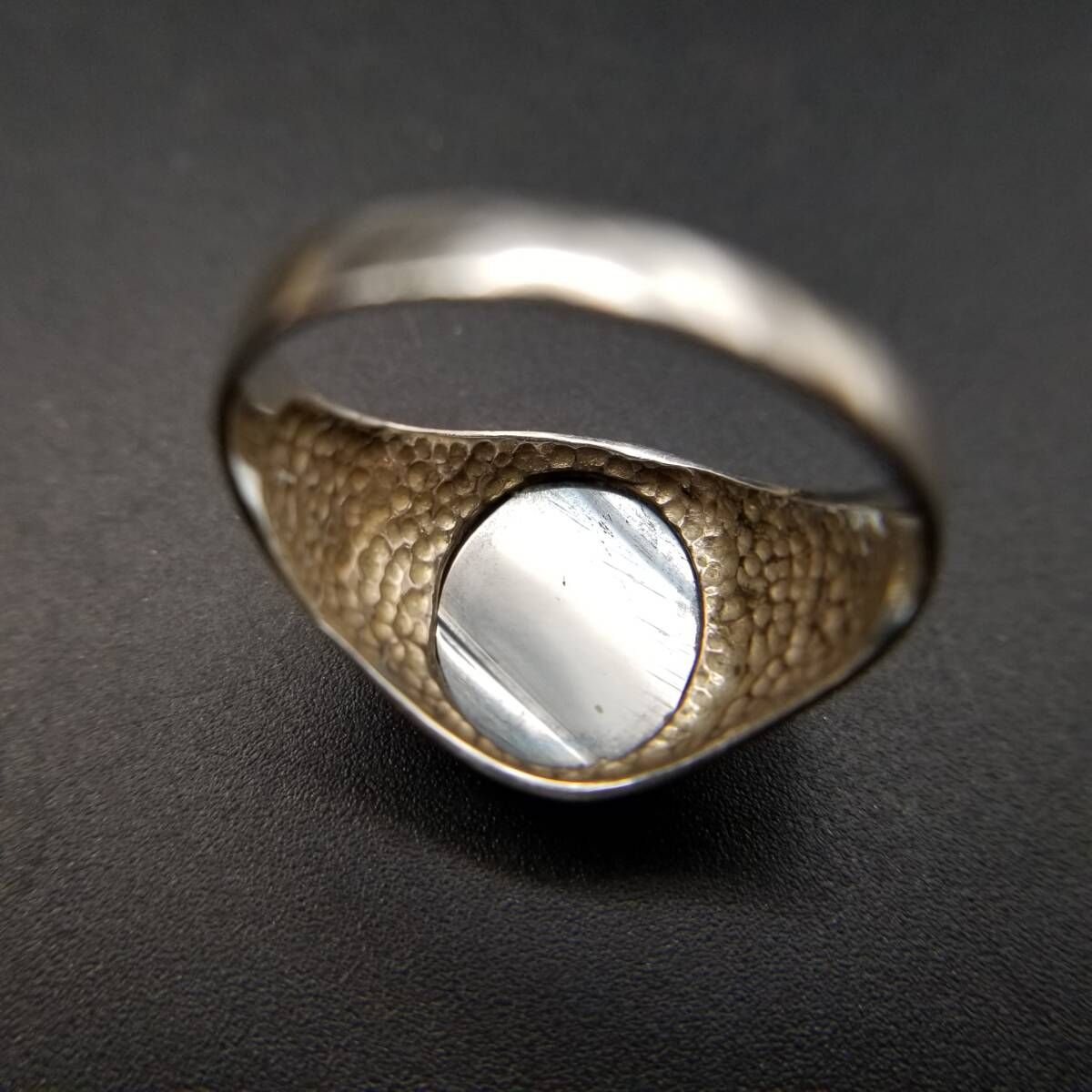 1981年 英国 ヴィンテージ ローマン騎士 インタリオ 925 シルバー