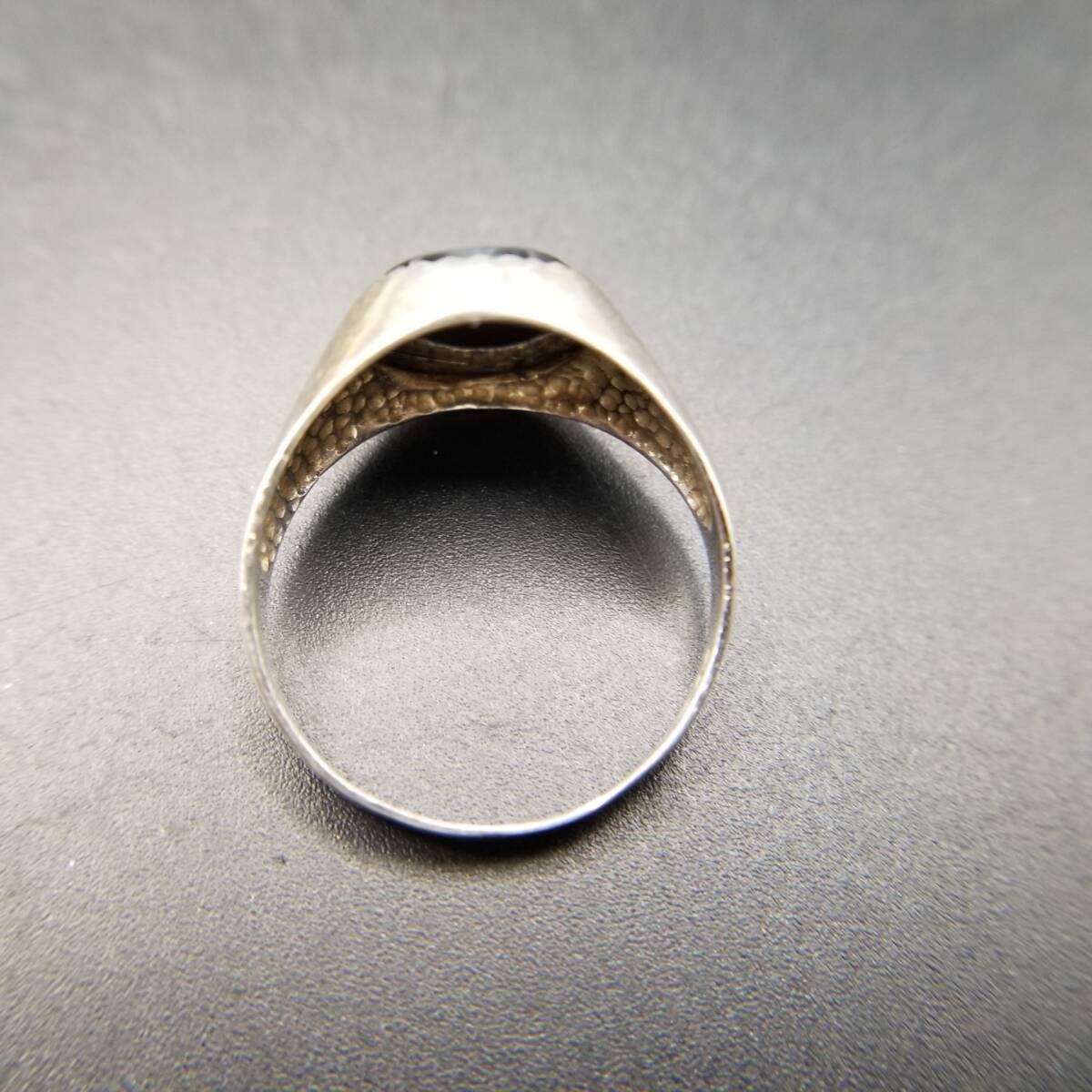 1981年 英国 ヴィンテージ ローマン騎士 インタリオ 925 シルバー