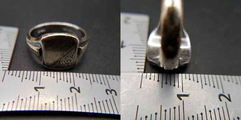 Henry Griffith & Sons社製 英国 ヴィンテージ イニシャル Henry Griffith & Sons Ltd,ヴィンテージ,リング Henry Griffith