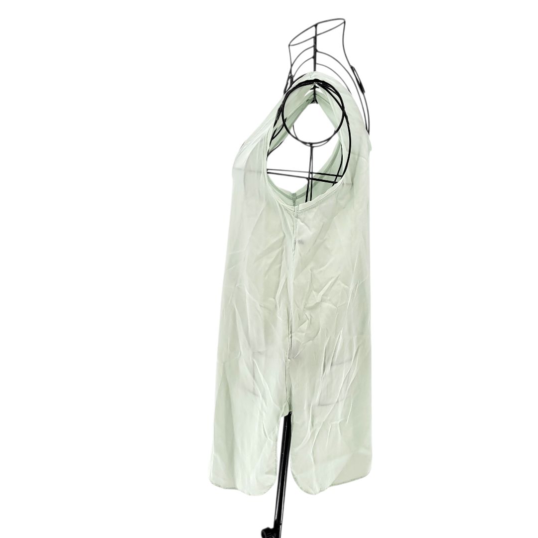  CHAOS カオス ノースリーブシャツ タンクトップ ブラウス グリーン サイズF フリーサイズ シルク レディース ノースリーブ シャツ ブラウス