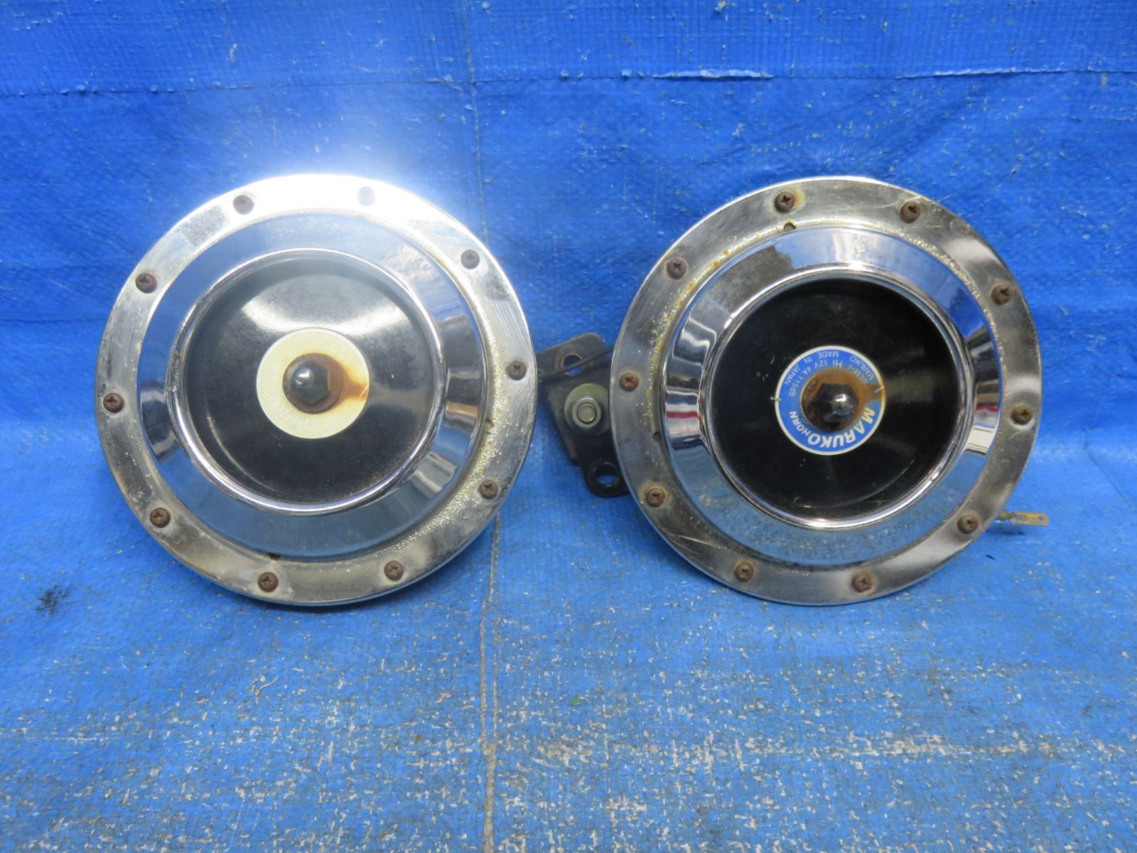 LA8054* 音出しOK マルコホーン Hi/Lo ペアセット クラクション