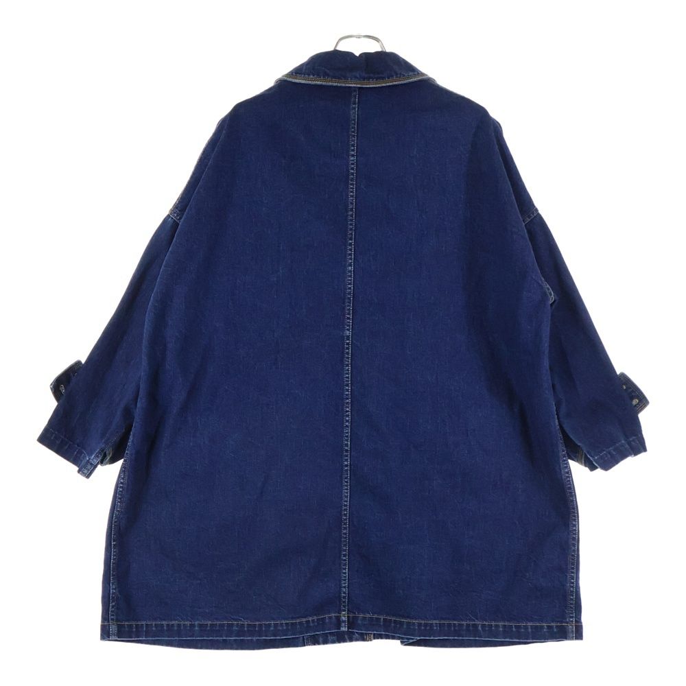 MACKINTOSH マッキントッシュ GDロゴボタンシングルデニムコート インディゴブルー