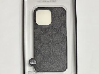 COACH iPhone13 pro 対応 ケース C8023 GRAPHITE COACH iPhone13 pro 対応 ケース C8023 GRAPHITE iPhoneアクセサリー