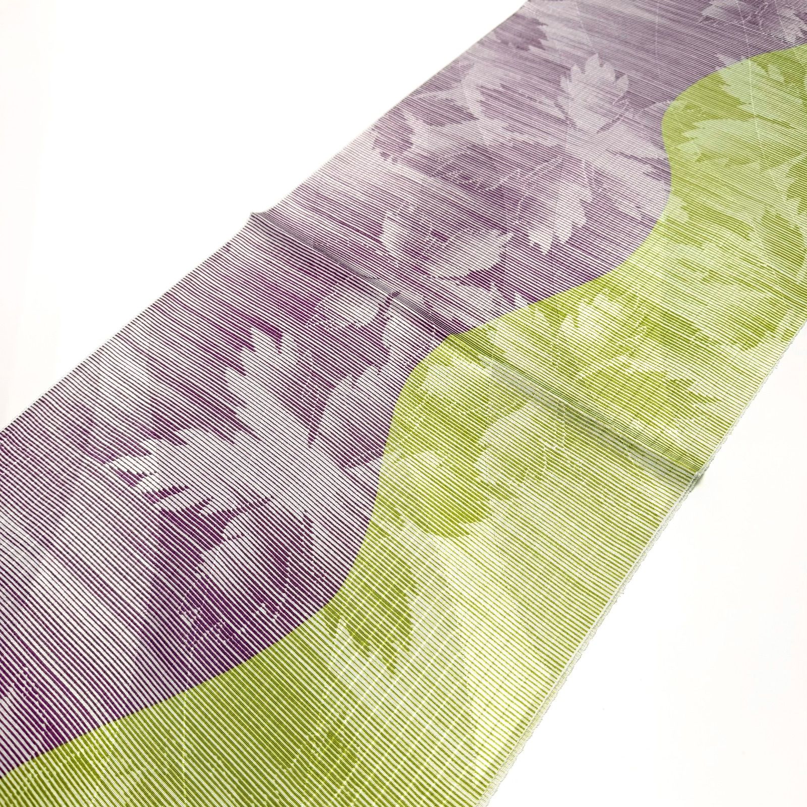 帯揚げ 和小物さくら 六枚型 木の葉シルエット昼夜 0262