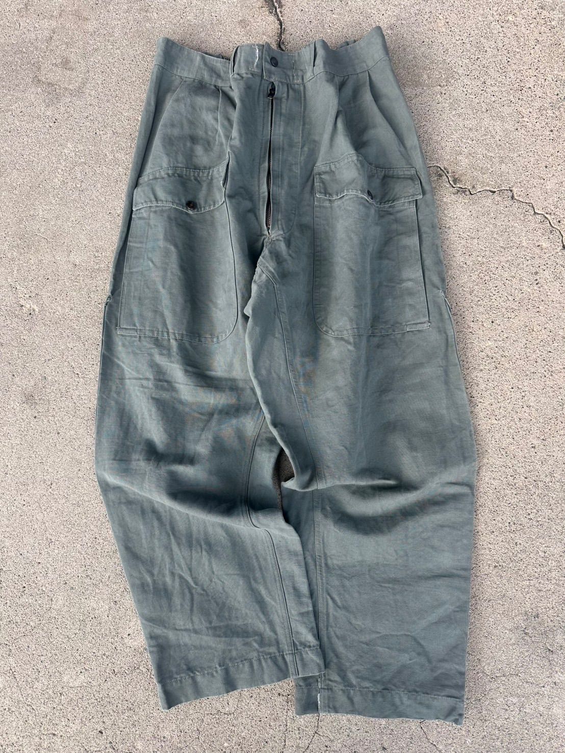 50 s イタリア空軍 メカニックパンツ ワイド