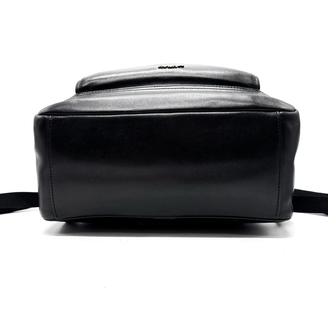 COACH コーチ✨️シグネチャー　PVC　レザー　シルバー金具　リュック　黒 COACH（コーチ） メンズ バッグ レザー 型押し シグネチャー ワーナー