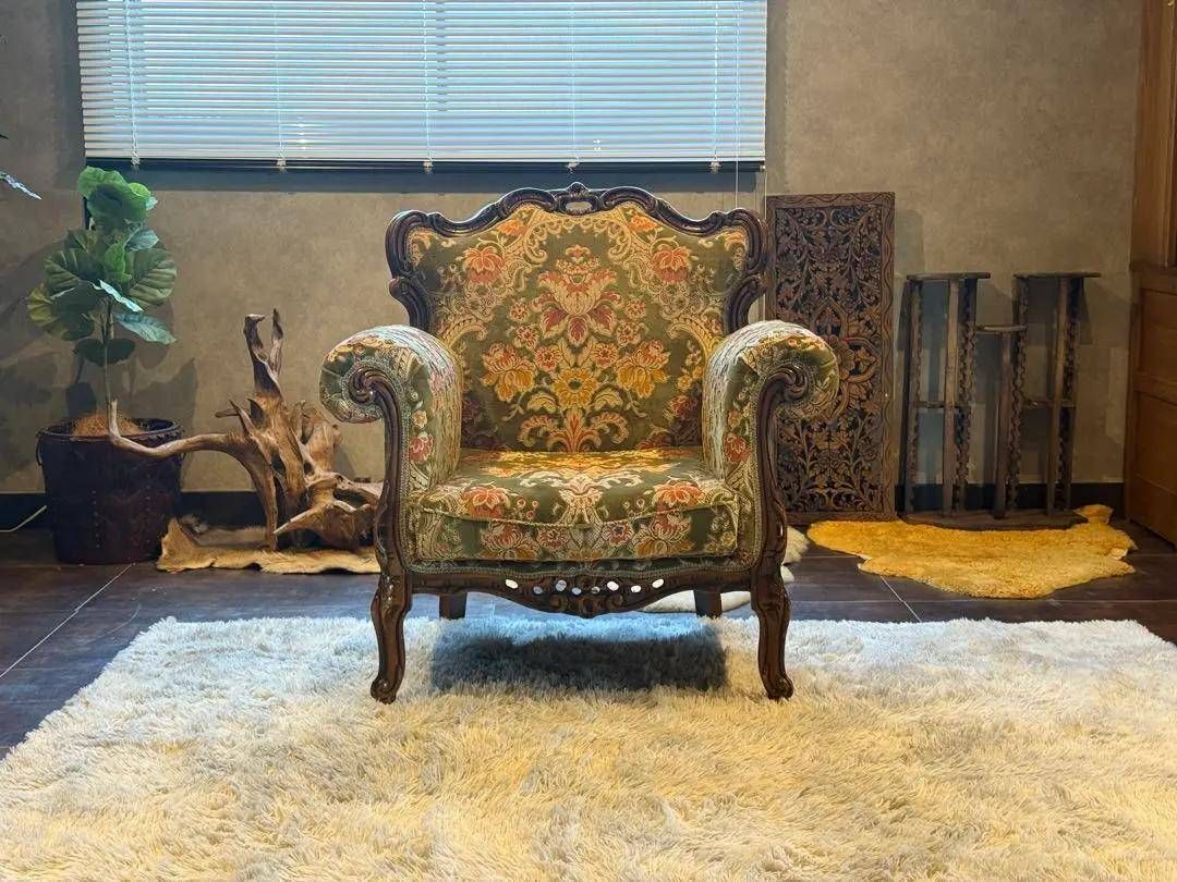 金華山織 クラシック クラシカル アームソファ 猫脚 ヨーロピアン GZ