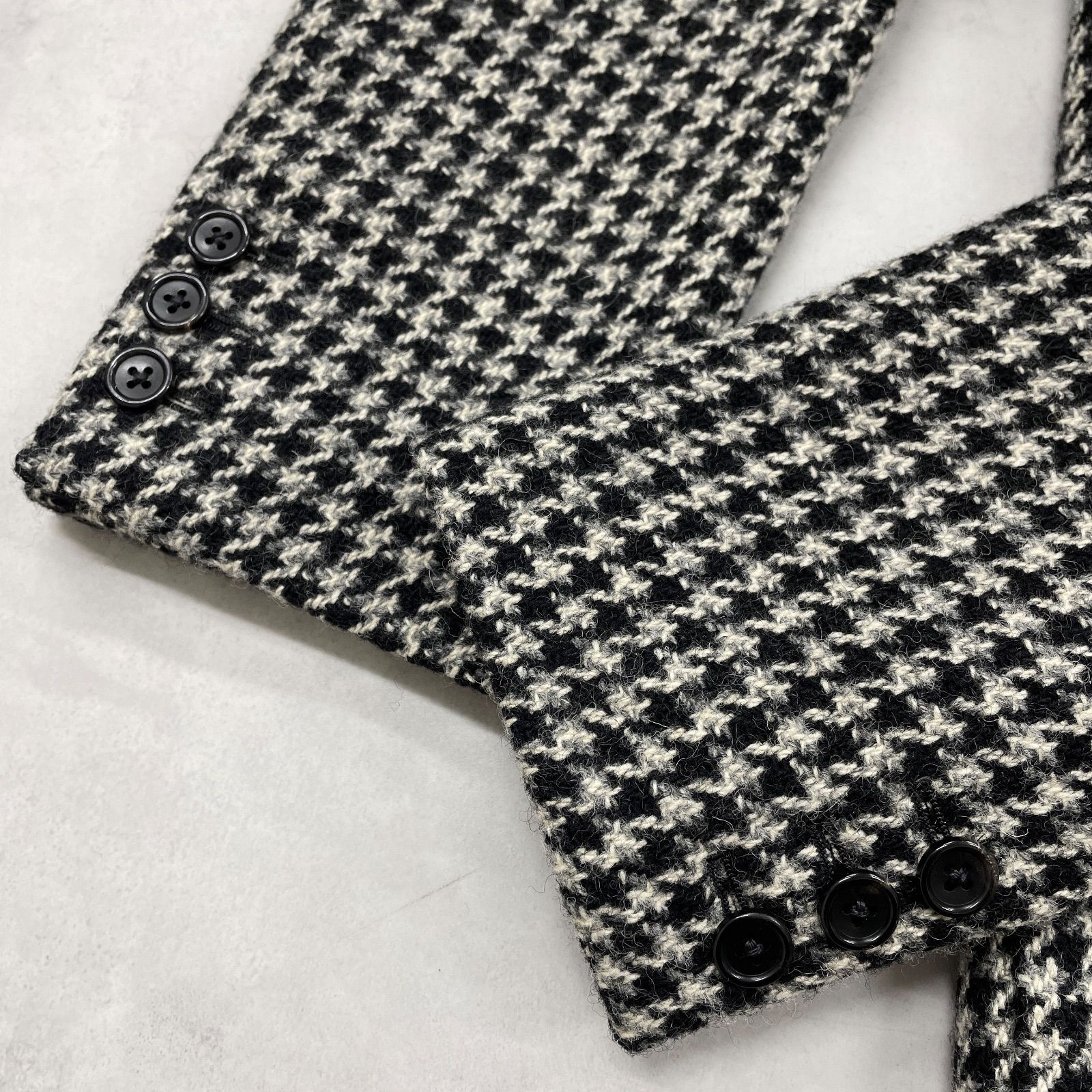 【美品】マーガレットハウエル ウール チェスターコート 千鳥柄 サイズ2 マーガレットハウエル ウール チェスターコート 千鳥柄 サイズ2