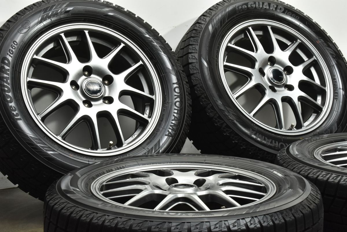 バリ溝 ZACK 16 in 6 5 J 53 PCD 114 3 アイスガードiG 60 215 R エスティマ クラウン オデッセイ ヴェゼル WR V アコード CX