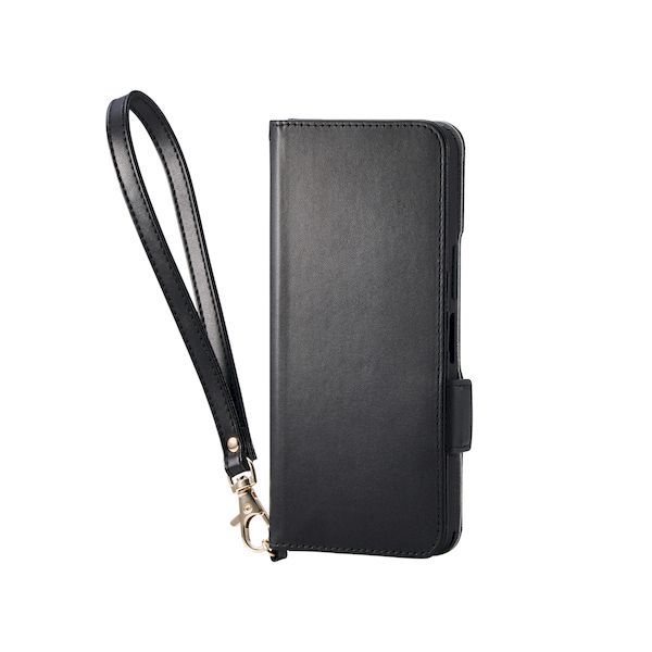 【新品・7営業日以内発送】エレコム ELECOM PM-K251PLFY4BK Basio active3 ケース レザー 手帳型 マグネット 衝撃吸収 スタンド機能付 ハンドストラップ付 ブラック PMK251PLFY4BK【沖縄離島販売不可】