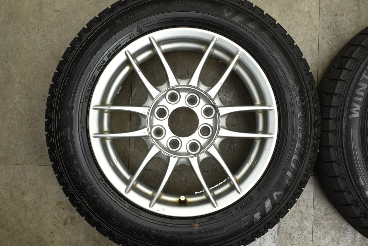 バリ溝 社外 14 in 6 J 40 PCD 100 114 3マルチ ウィンターマックスWM 03 175 65 R bB パッソ ヴィッツ ノート キューブ フィット デミオ