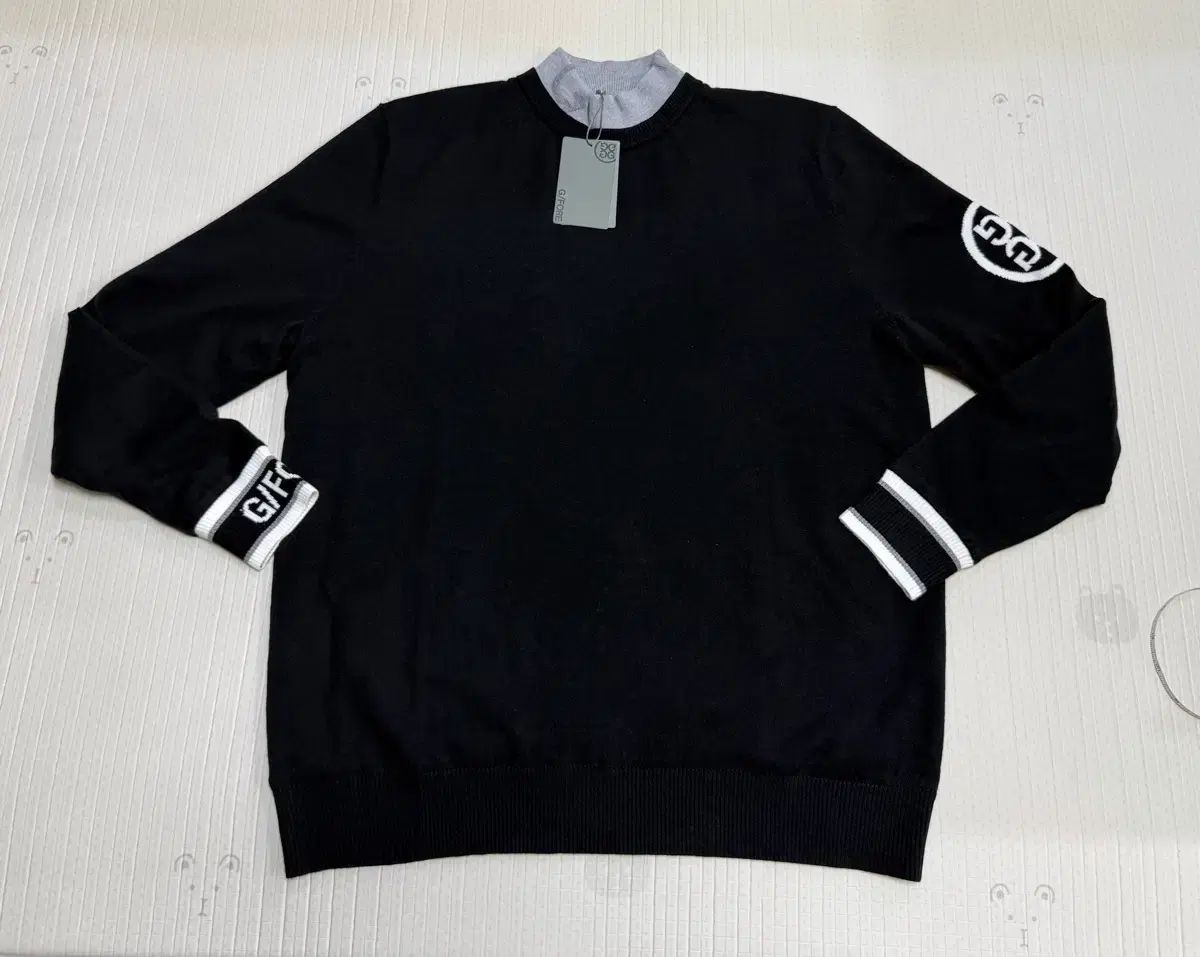 メンズ ゴルフ 防風ニット 再入荷商品 ブラック グレー