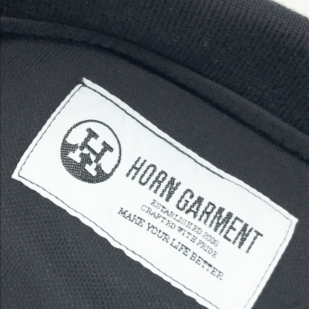 サイズ：48 HORN GMT ホーン ガーメント 半袖ポロシャツ ブラック系