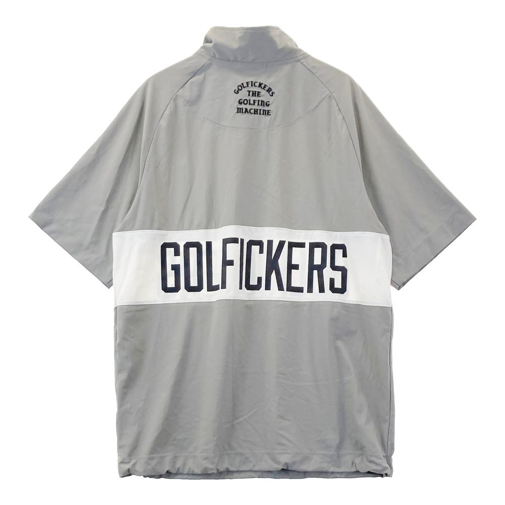サイズ：L Golfickers ゴルフィッカーズ 半袖ハーフジップTシャツ