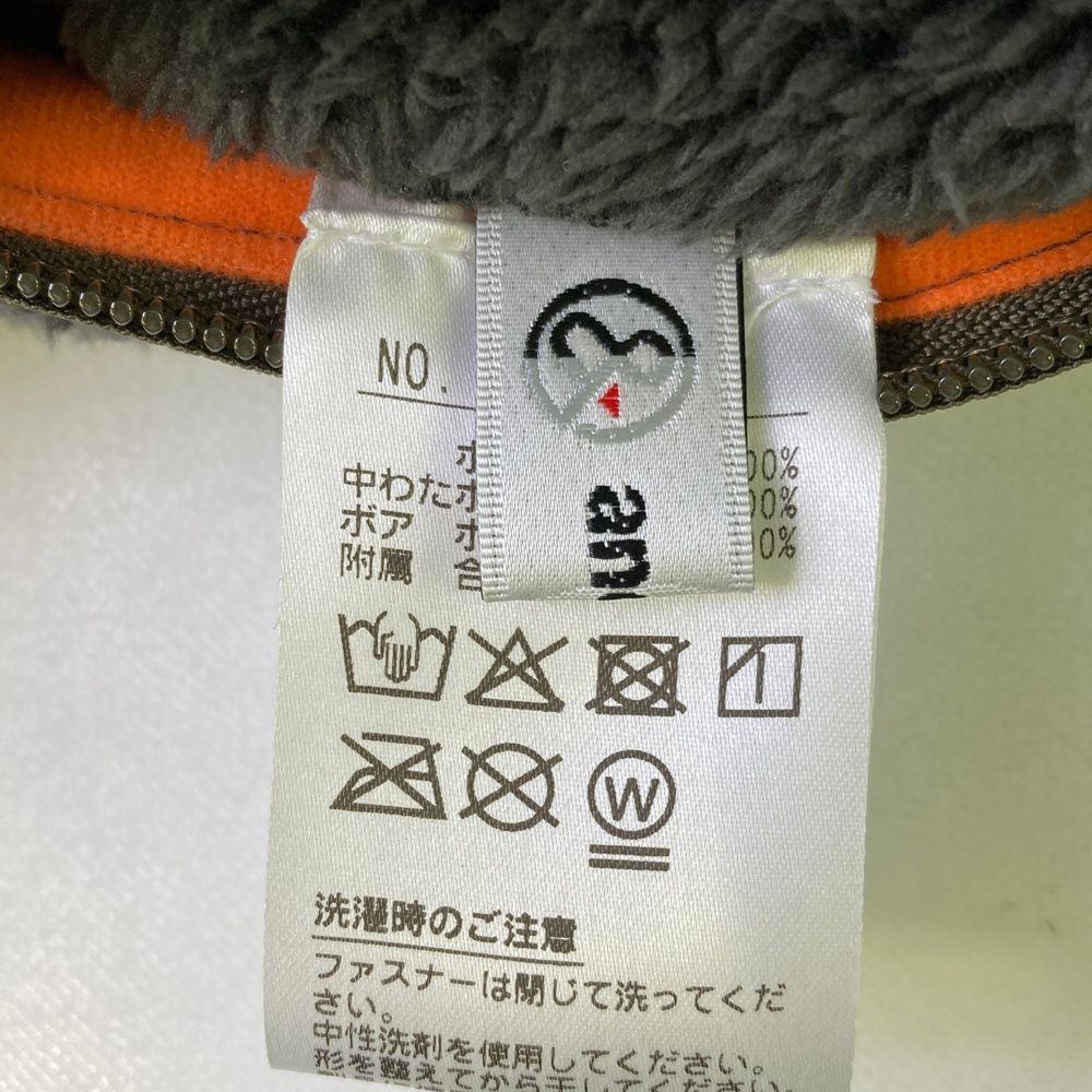 サイズ：LL AND PER SE アンパスィ リバーシブル中綿ジップベスト ボア