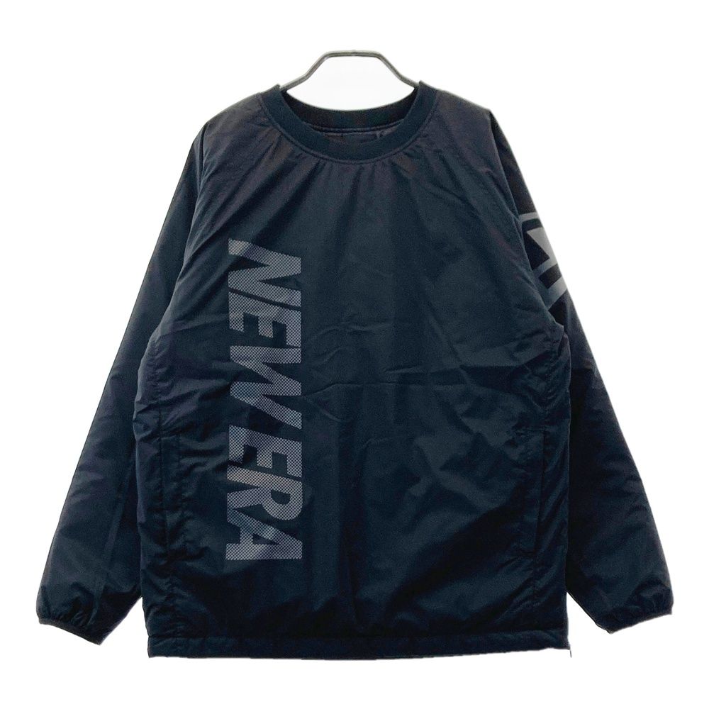 サイズ MEDIUM ERA ニューエラ 中綿ブルゾン ジャケット ロゴプリント ブラック系 ゴルフウェア メンズ ストスト