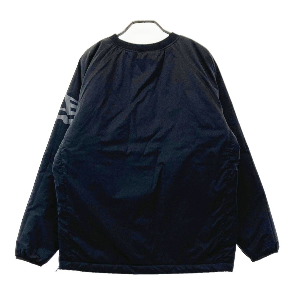 サイズ MEDIUM ERA ニューエラ 中綿ブルゾン ジャケット ロゴプリント ブラック系 ゴルフウェア メンズ ストスト