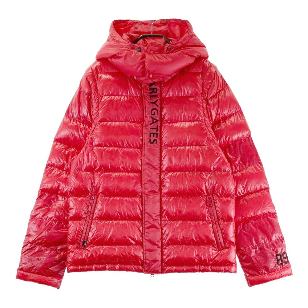 サイズ 7 PEARLY GATES パーリーゲイツ ダウンジャケット レッド系 ゴルフウェア メンズ ストスト