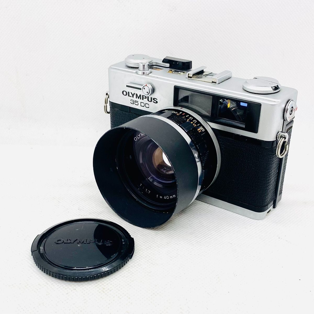 OLYMPUS オリンパス 35DC 初期型 フィルムカメラ レンズフード付き