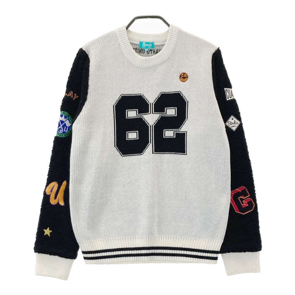 サイズ：L CUARTO UNITED クアルトユナイテッド ボア切替 ニット