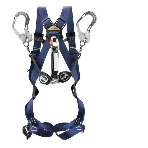 7営業日以内発送 旧トーヨーセフティー カルハーネスDX 巻き取り式ダブルランヤード付き ロック機構付き Lサイズ 販売不可