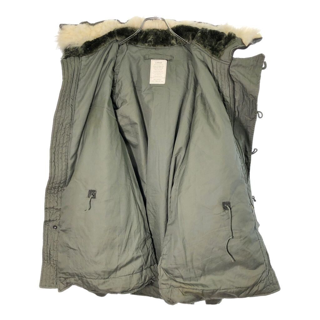 00年代 米軍実物 U.S.ARMY N-3B フライトジャケット ミリタリー セージ