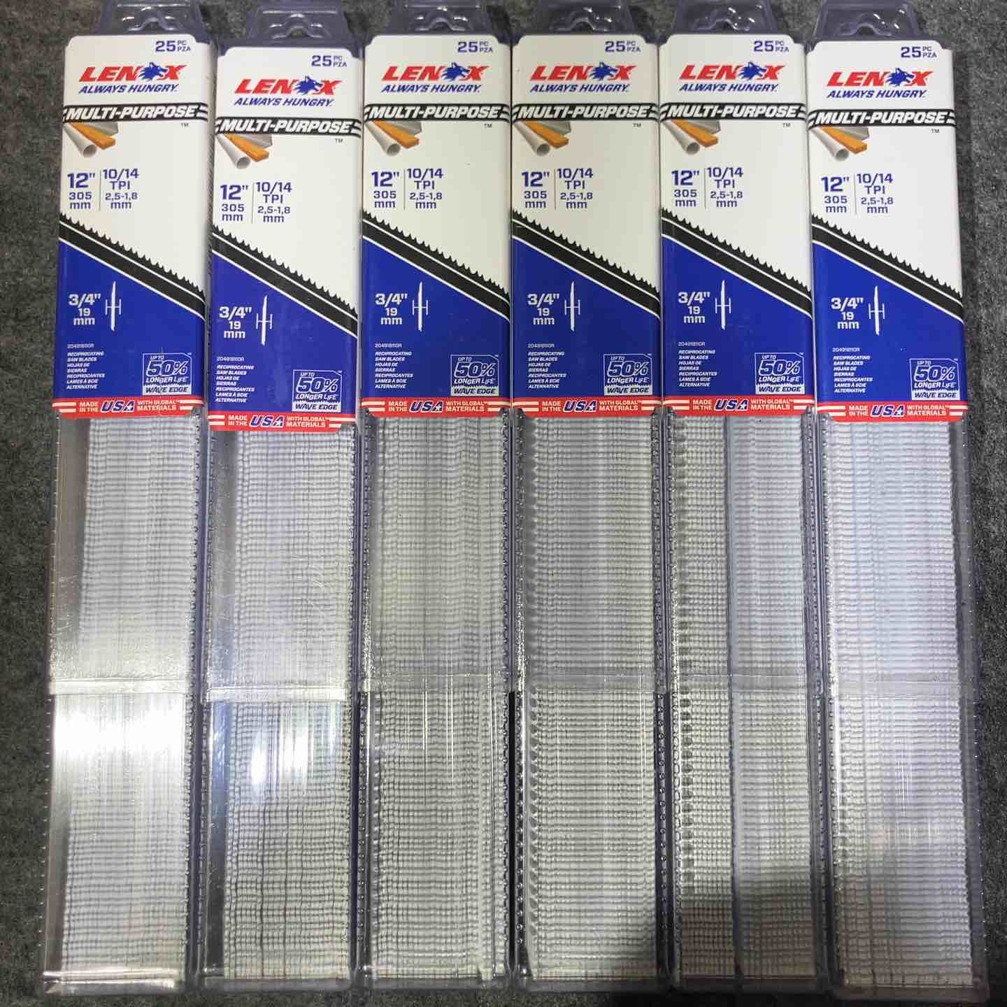 レノックス LENOX セーバーソーブレード 入 300 mm 6箱セット