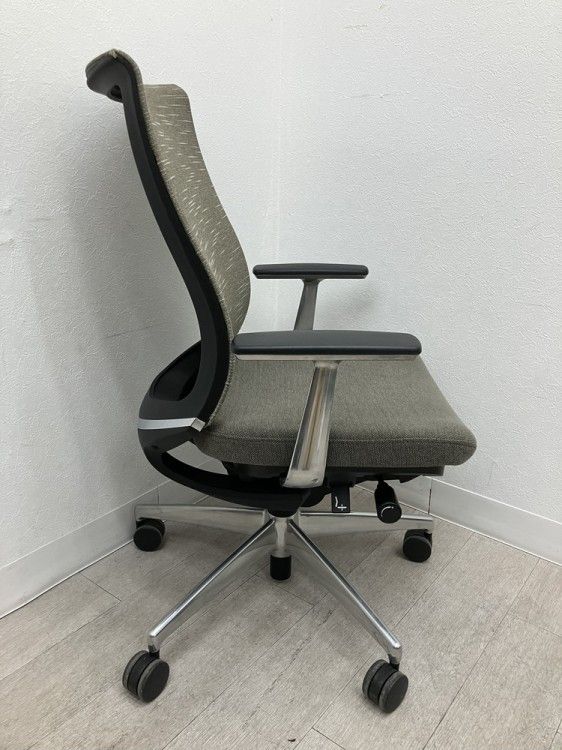  品 コクヨ 固定肘付ベゼルチェア CR A2841 グレー ダイニングセット オフィスチェア ワークチェア 椅子 チェア