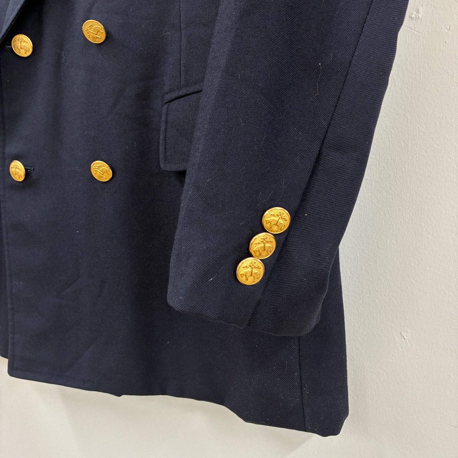 極希少 90S ブルックスブラザーズ 極上カシミヤ混 紺ブレ 金ボタン A4 極希少 90S ブルックスブラザーズ 極上カシミヤ混 紺ブレ 金ボタン A4