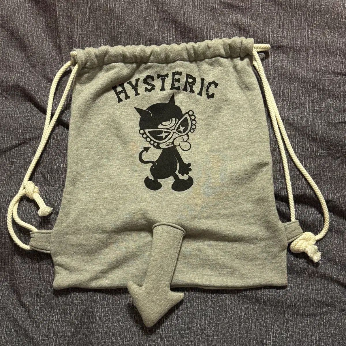 HYSTERIC GLAMOUR(ヒステリックグラマー) 悪魔 バッグ グレー バック 