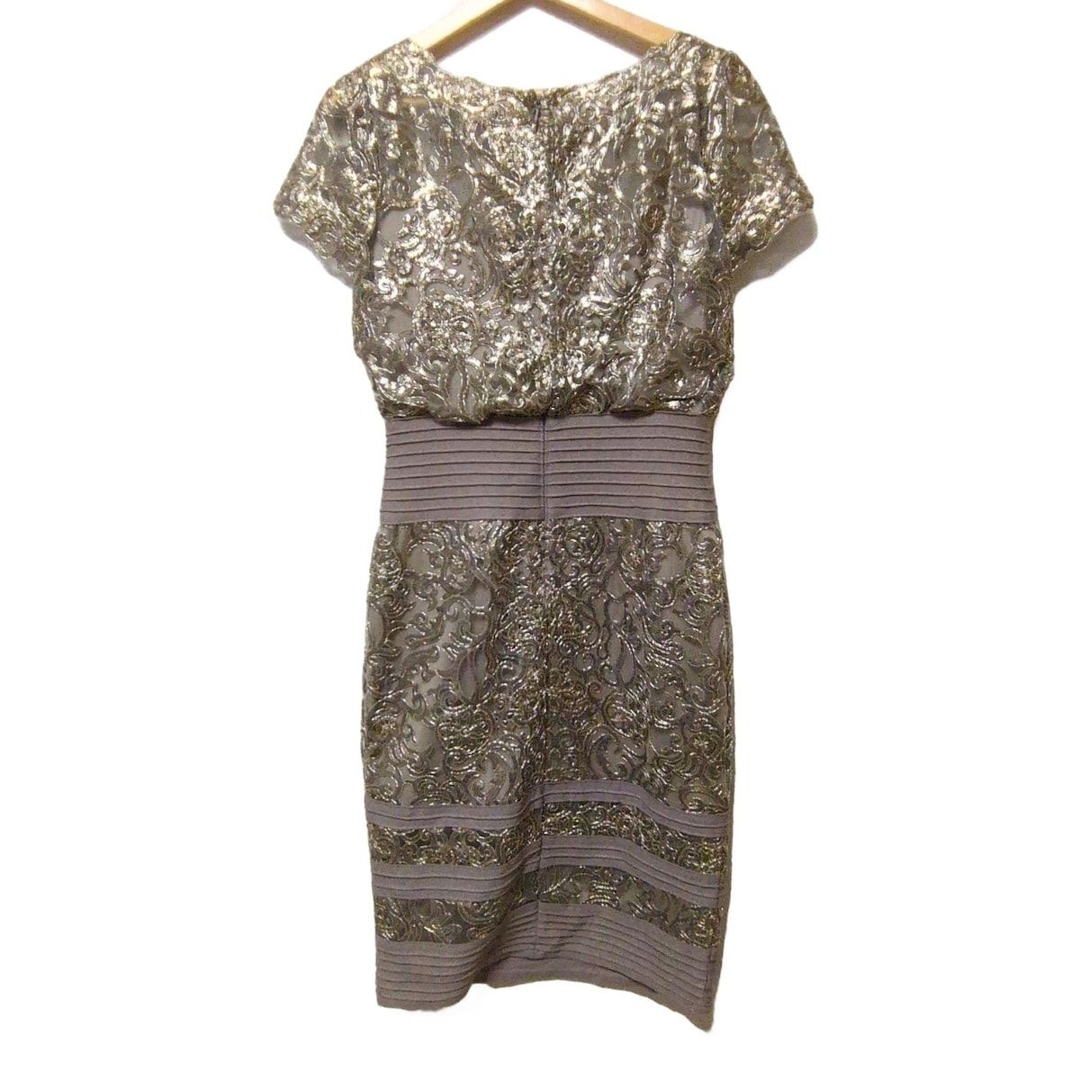 【タグ付き.未使用品】タダシショージ ワンピース 　スパンコール　size2 TADASHISHOJI(タダシショージ) ワンピース サイズ2 M レディース美品