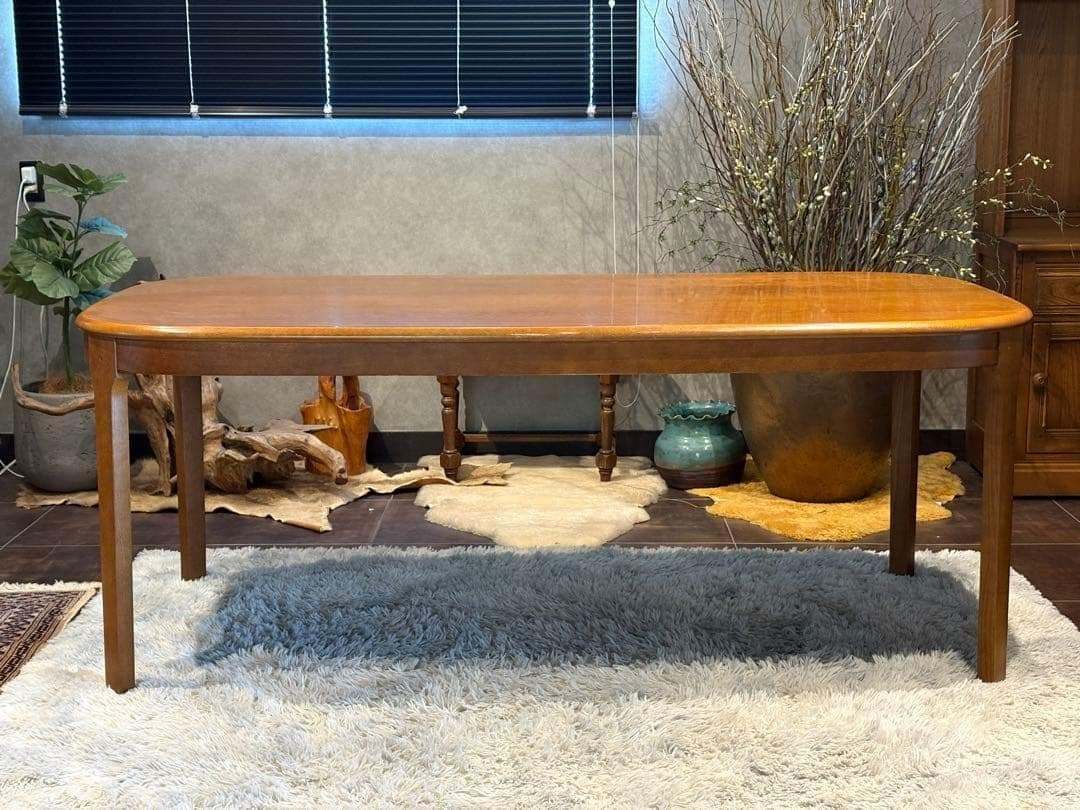 shirakawa 白川木工 飛騨家具 ダイニングテーブル アンティーク R